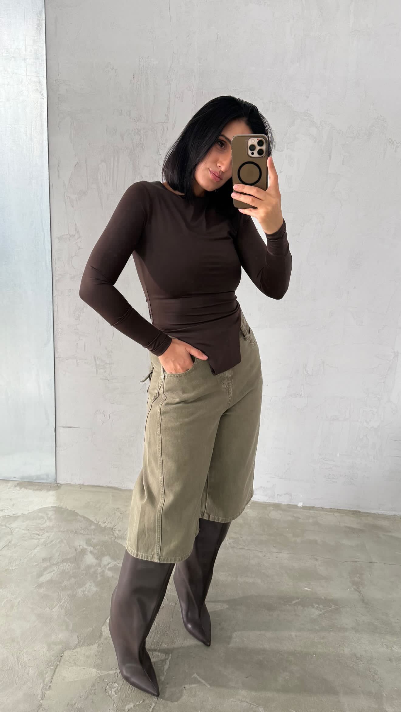 Боди шоколадное