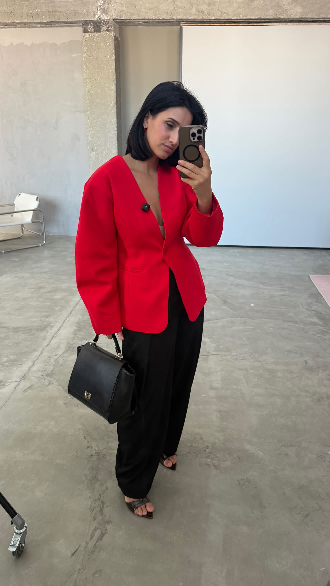 Жакет красный