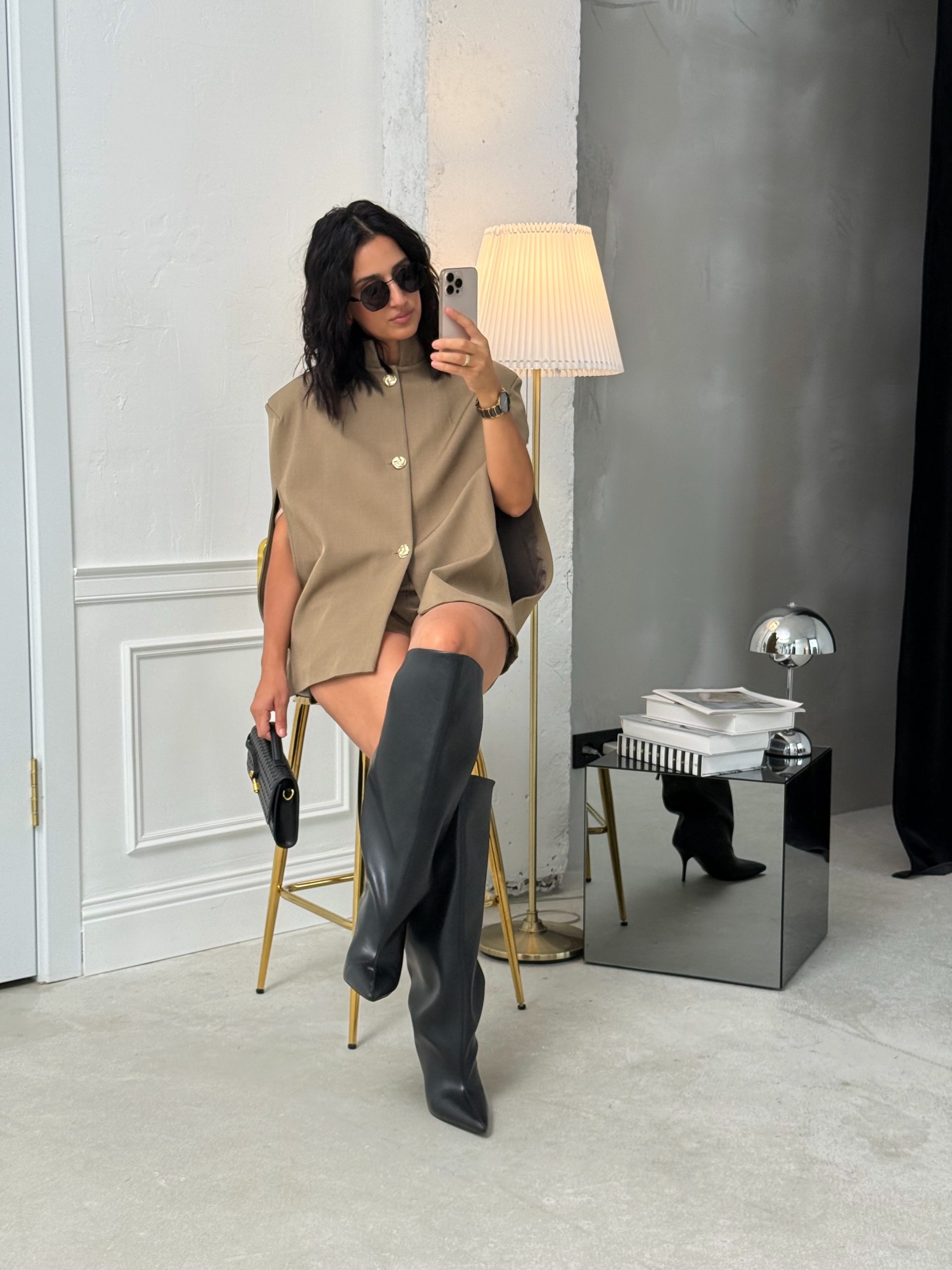 Очки чёрные