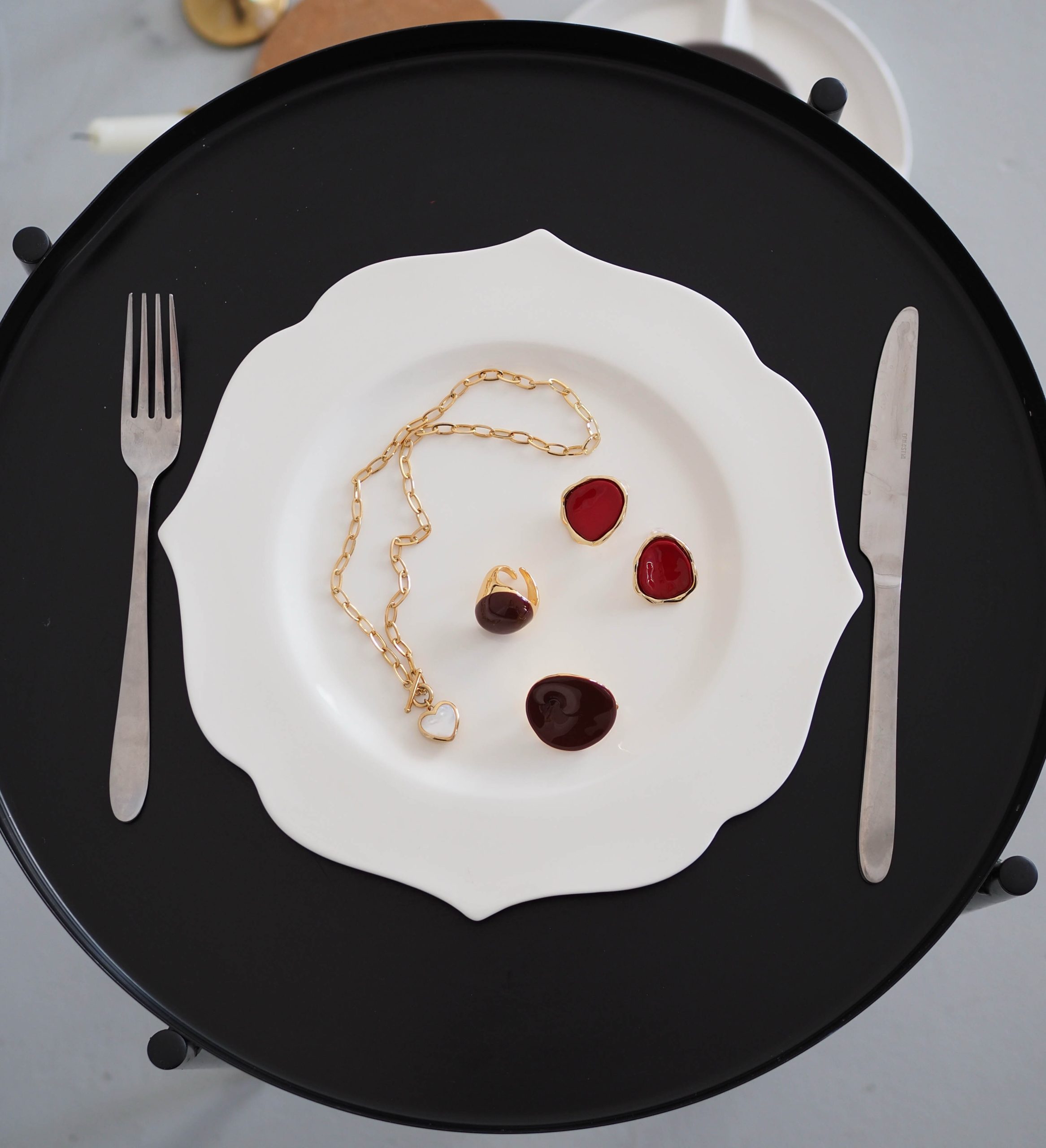 Подвеска золотая с сердцем