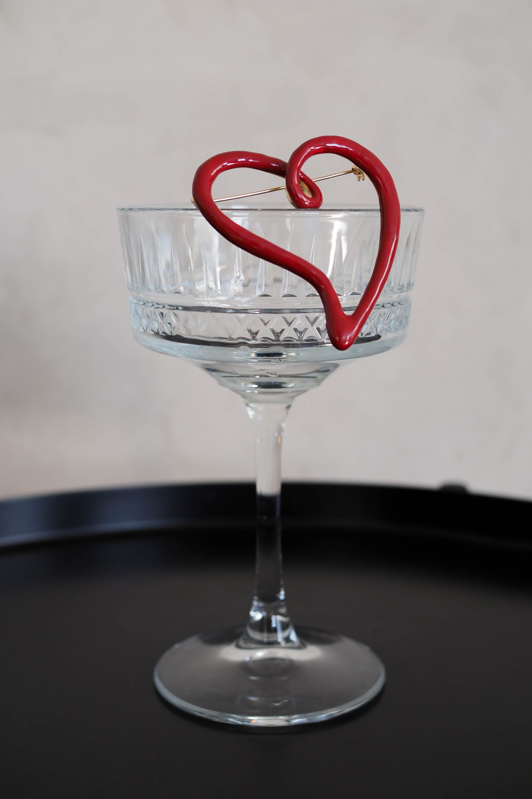 Брошь «сердце»