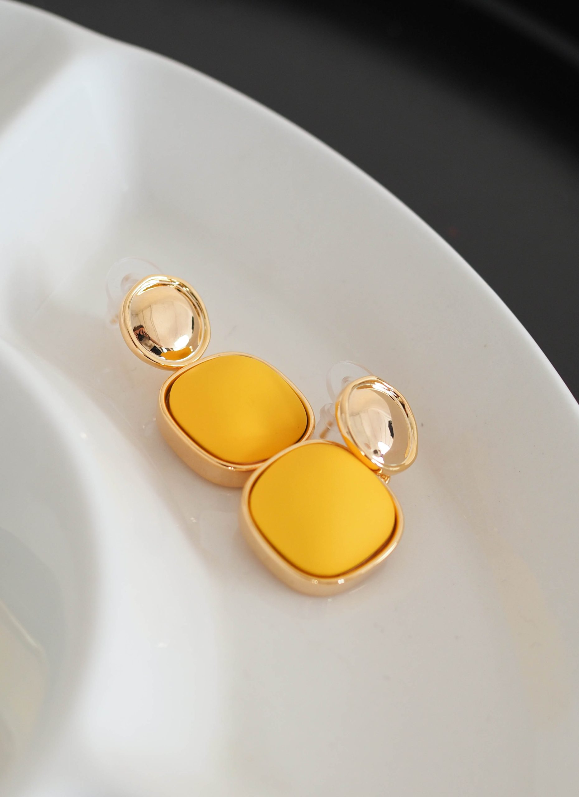 Серьги золотые жёлтые