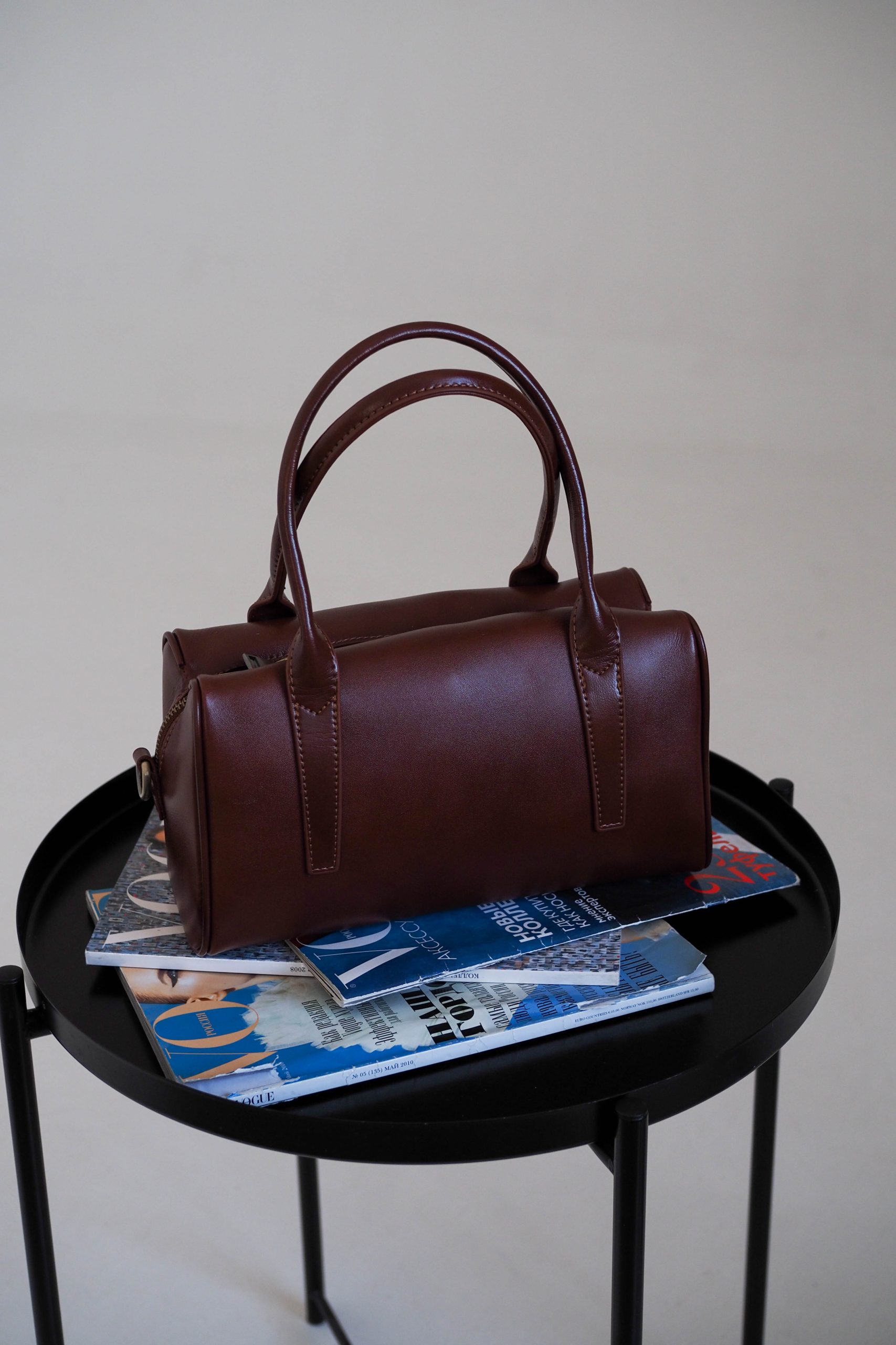 Сумка винная кожаная