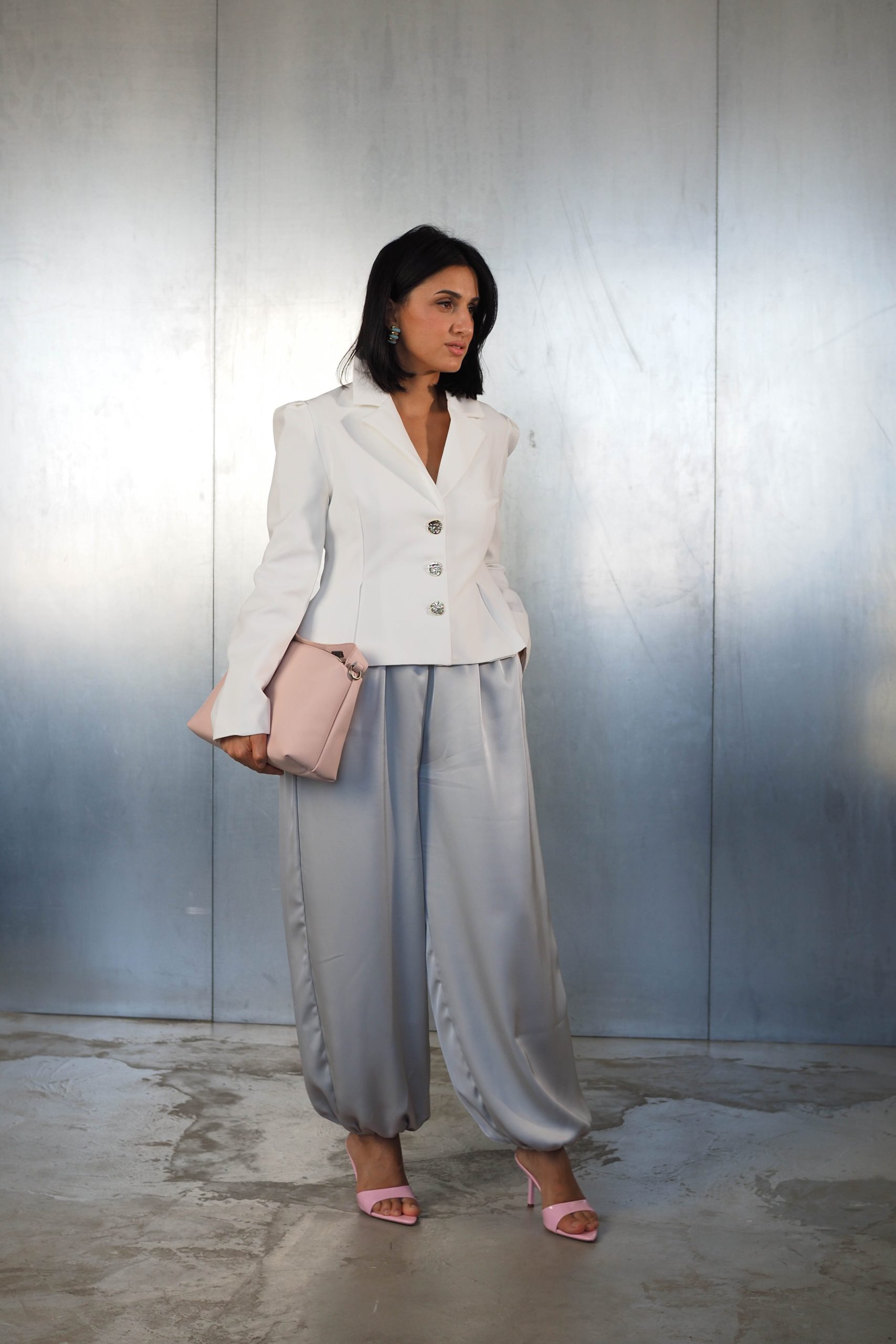 Босоножки розовые