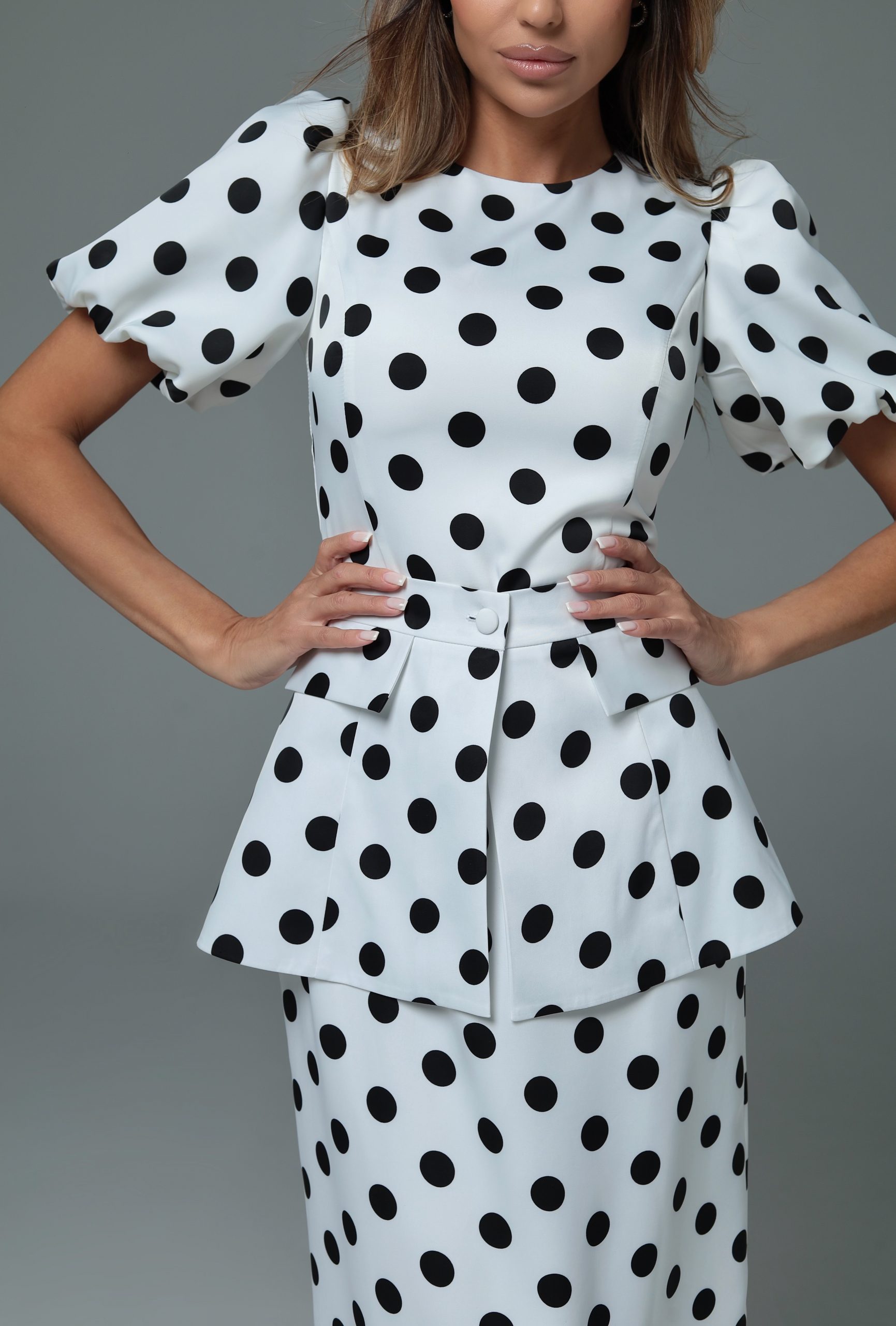 Платье в горошек polka dot